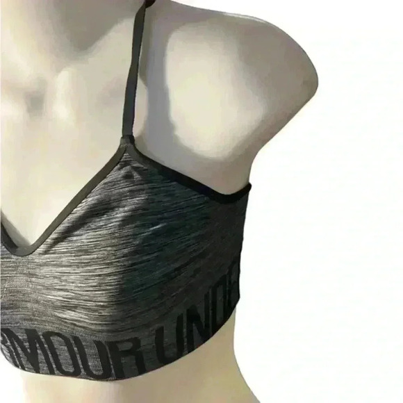 Under Armour‎ Black and Gray Soorts Bra, M - Picture 2 of 4